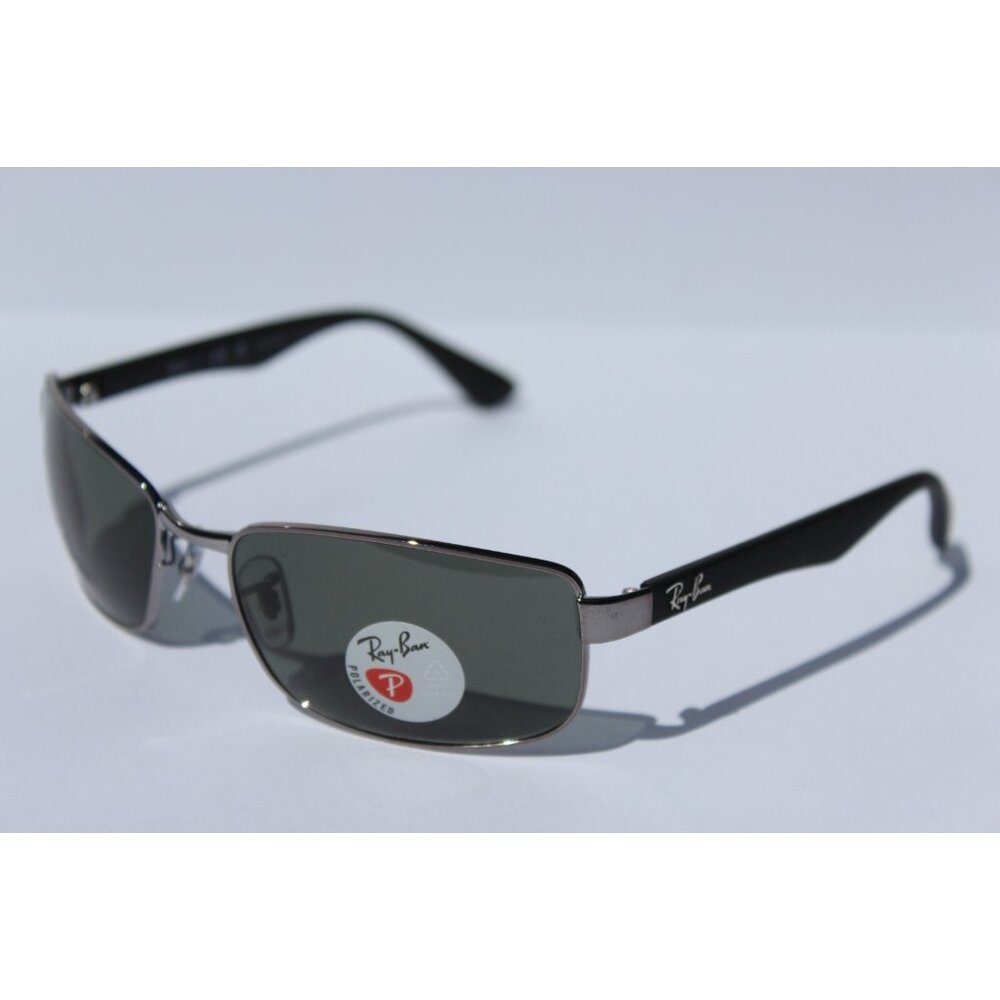 RAY-BAN RB3478 POLARIZED Sunglasses Gunmetal/G-15 Gray Green 004/58 NEW - Picture 2 of 11